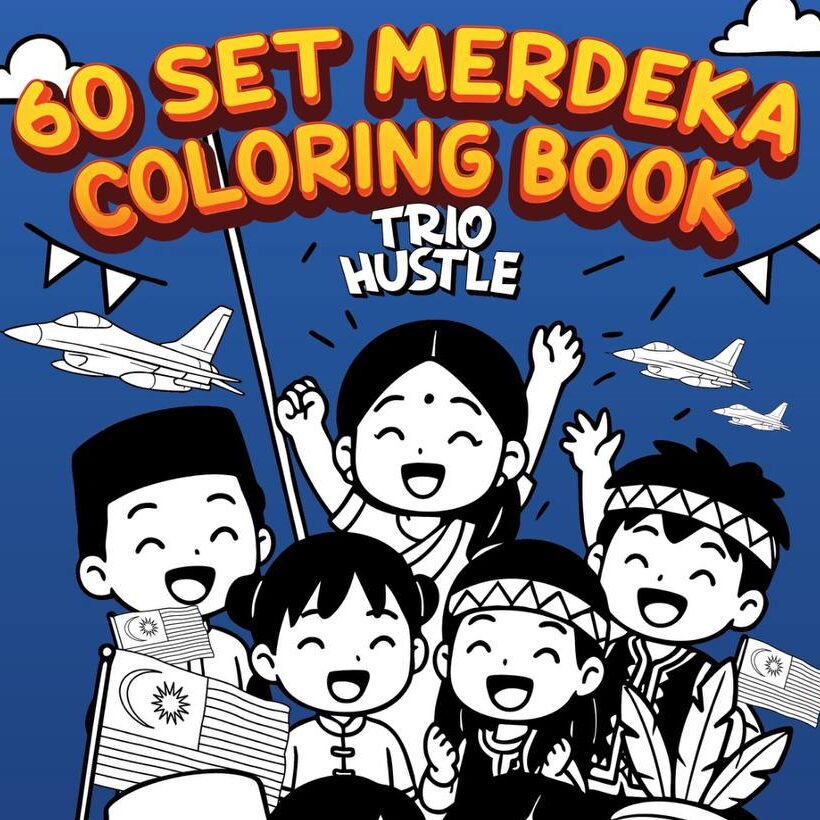 60 Set Merdeka Coloring Book